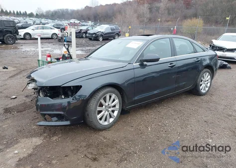 2015 Audi A6 2.0T Premium из США, поврежденный, VIN WAUGFAFC2FN012504